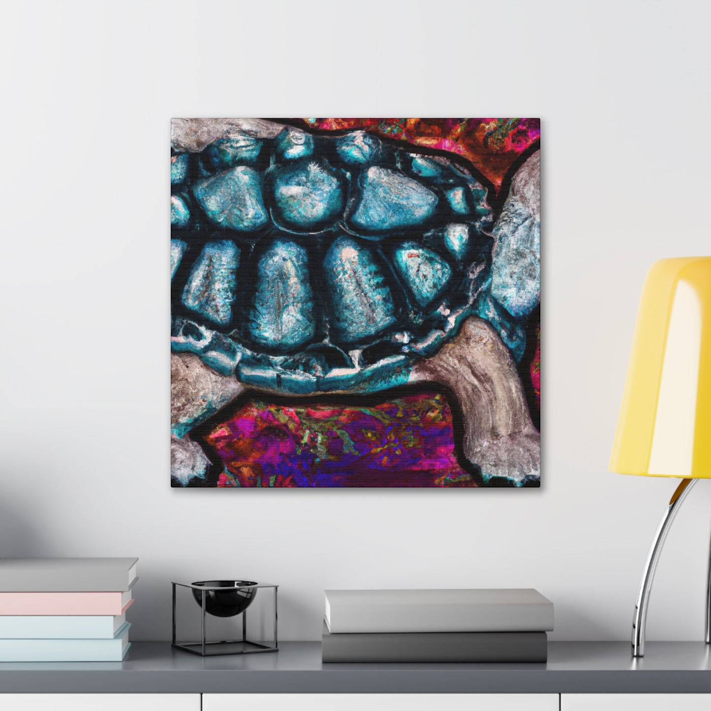 "Tortoise in Art Nouveau" - Canvas