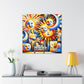 Joyful Celestial Encounters - Canvas