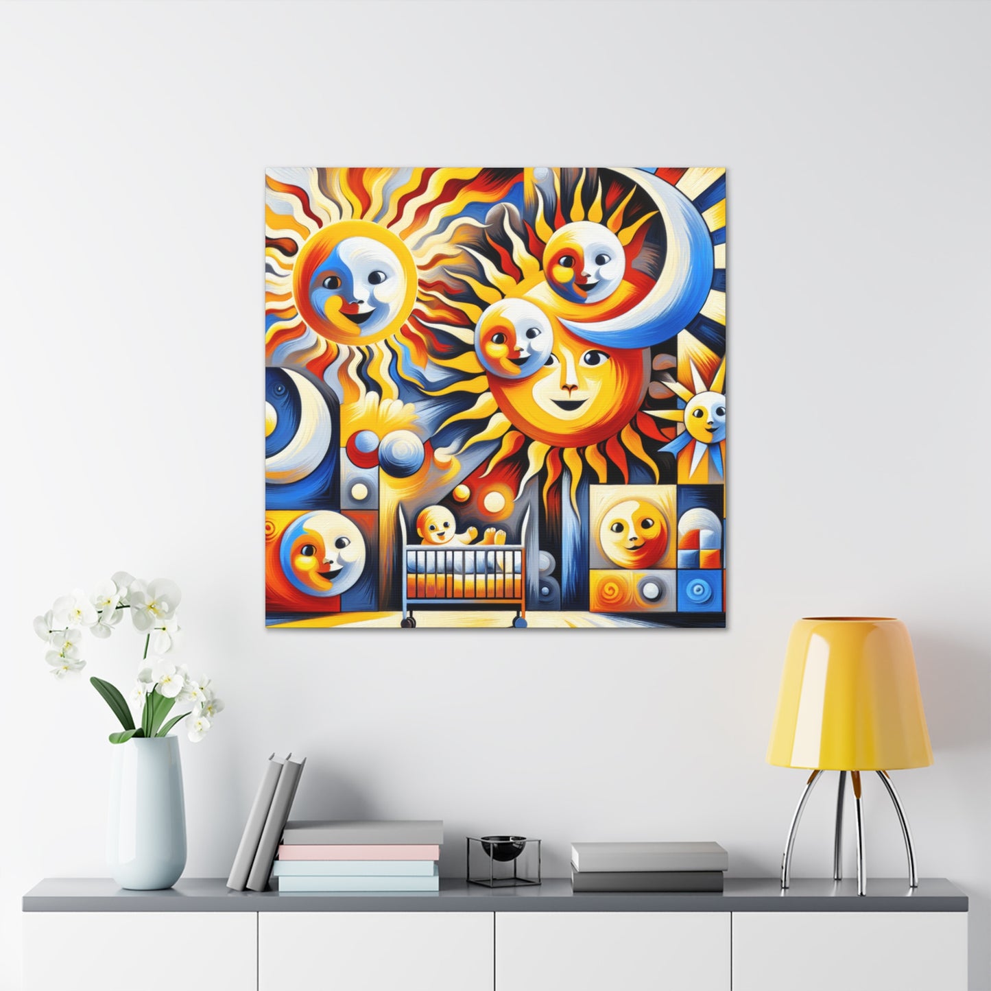 Joyful Celestial Encounters - Canvas