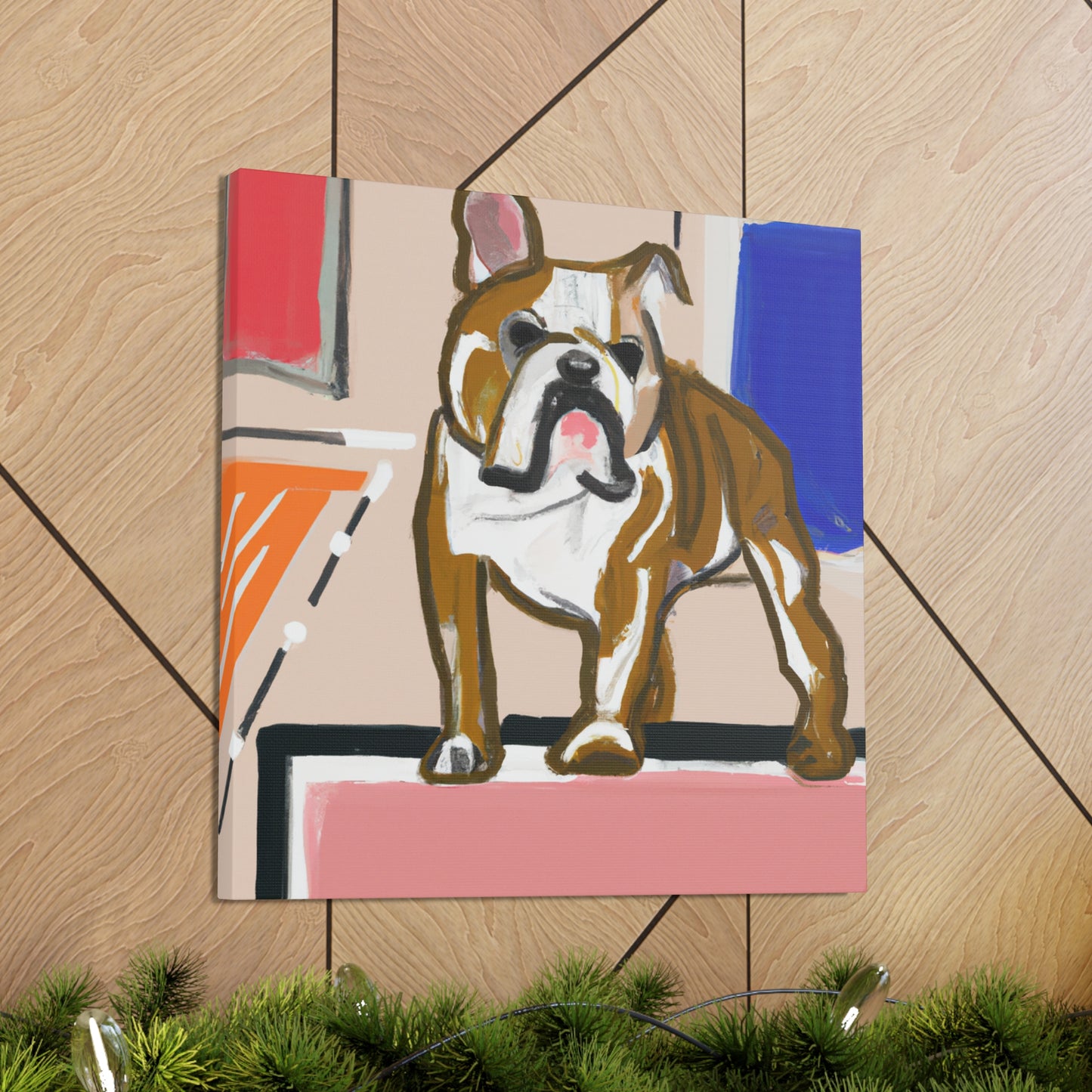 "Bulldog's Tenacity Paint." - Canvas