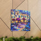 Urban Nightscape Scene - Canvas