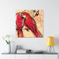 Amazon Parrot Palette. - Canvas