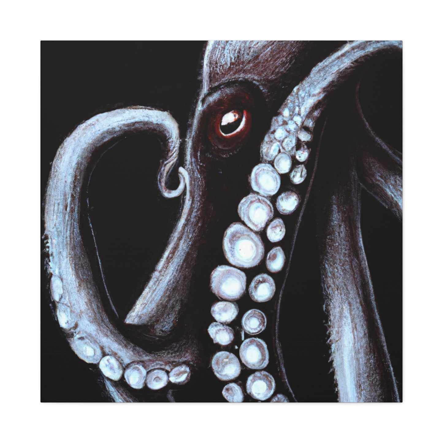 Octopus in Hyperrealism - Canvas