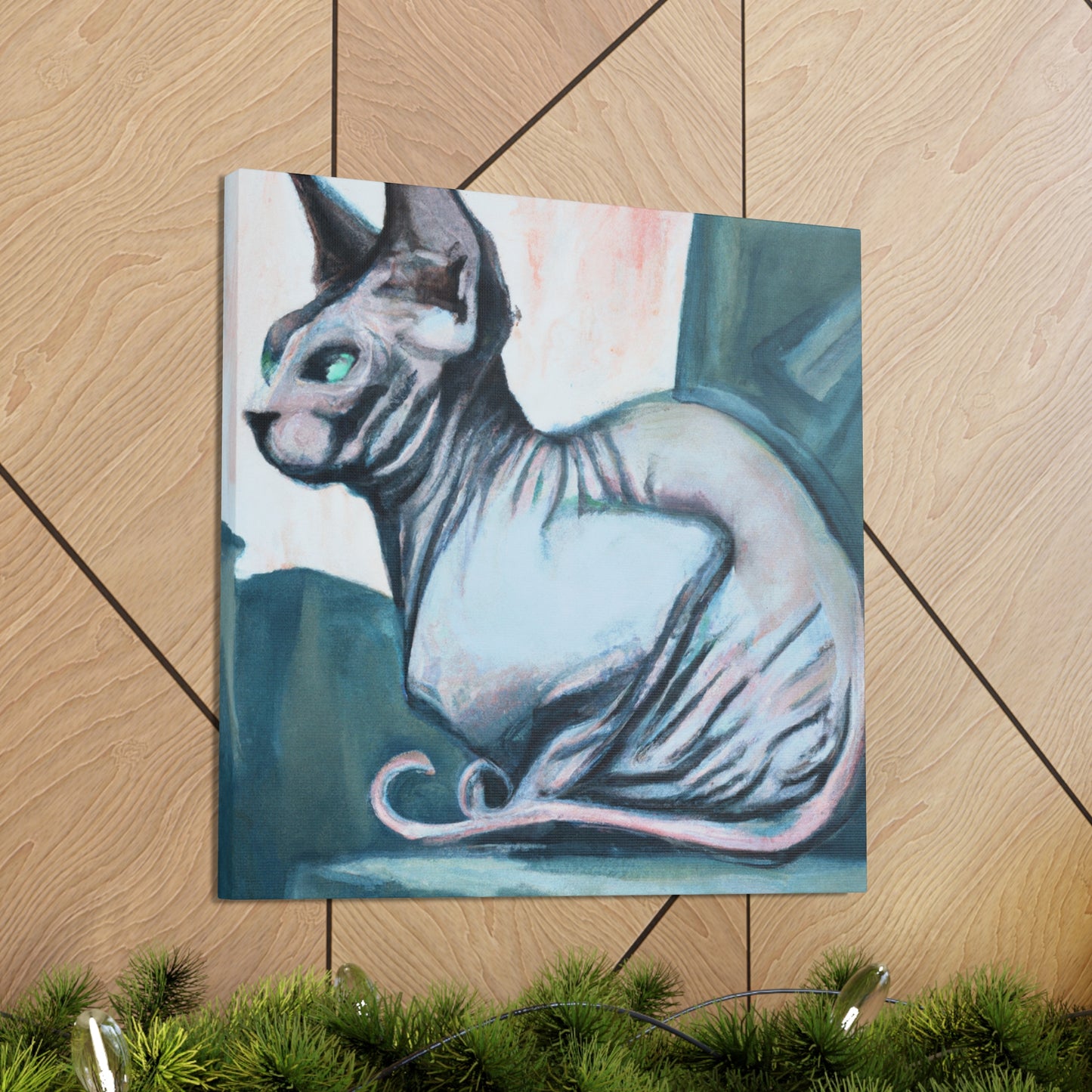 Mysterious Sphynx Art - Canvas