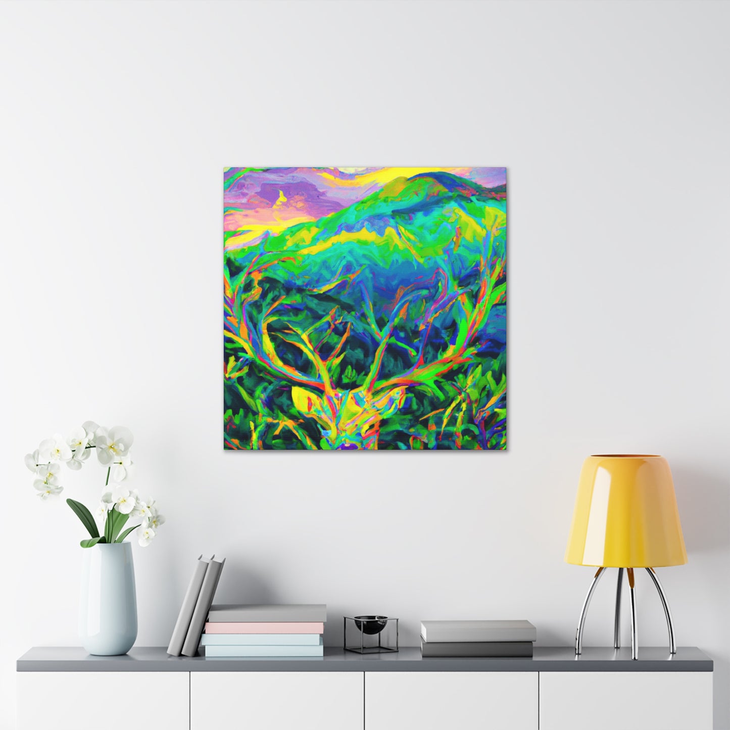 Deer in the Glade - Canvas