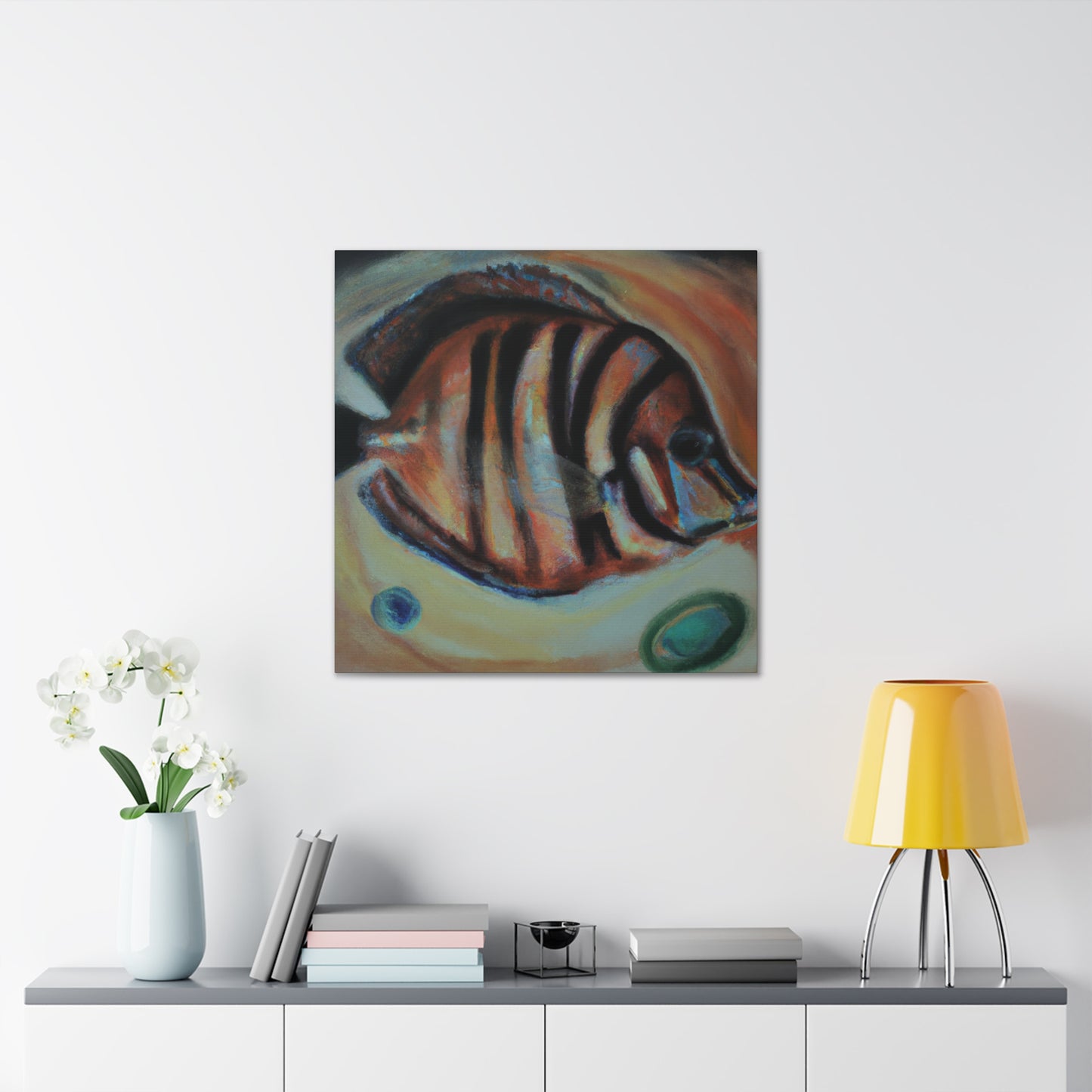 "Discus in Motion" - Canvas