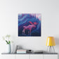 Moose in Art Deco - Canvas