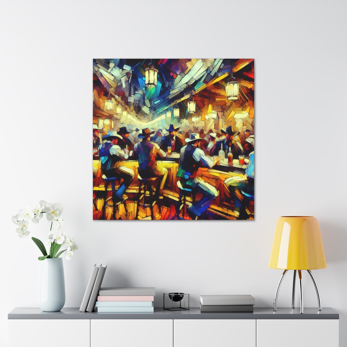 Desert Saloon Serenade - Canvas