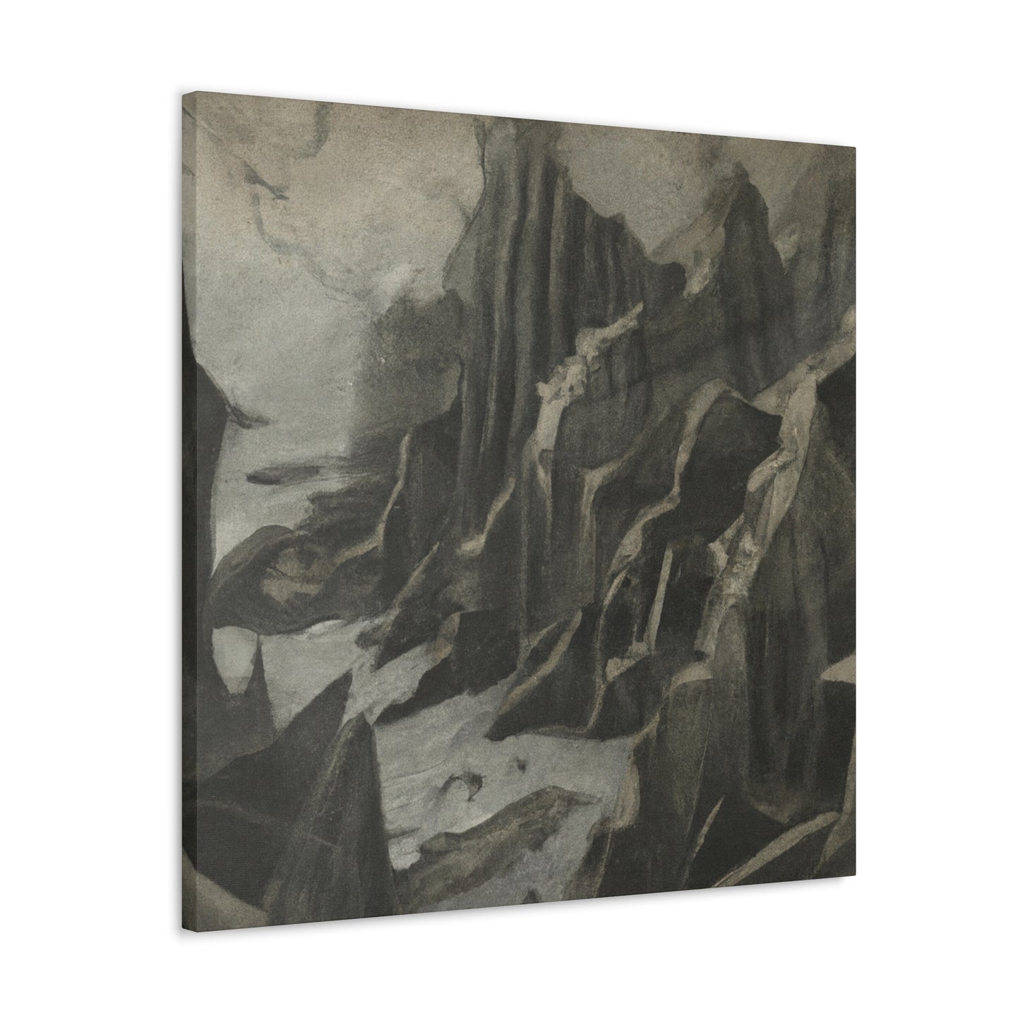 "Canyon Descent Surrealism" - Canvas