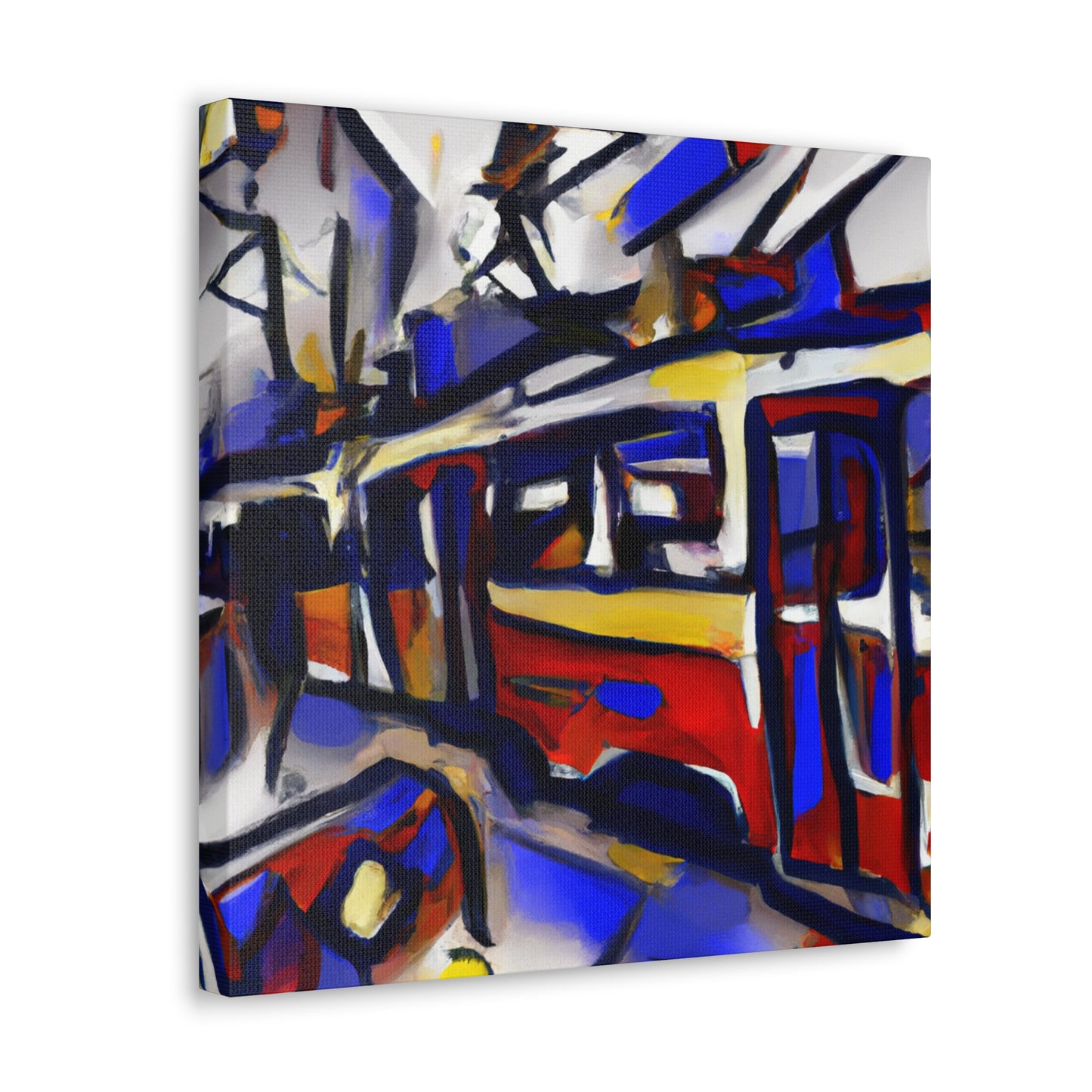 Tram in Abstraction - Canvas