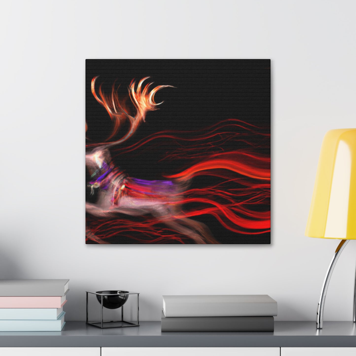 "Reindeer in Realism" - Canvas