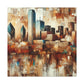 "Vibrant Urban Texan Impression" - Canvas