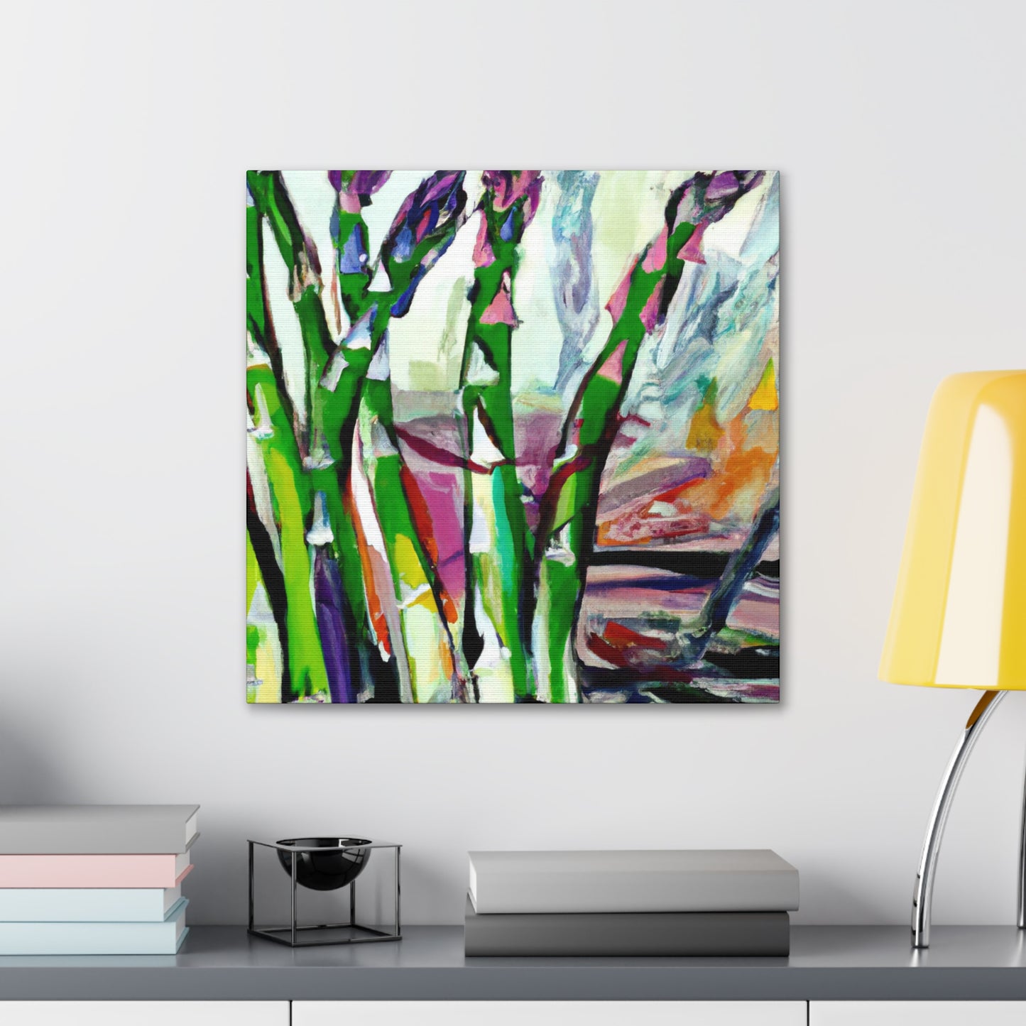 "Asparagus and Abstraction" - Canvas