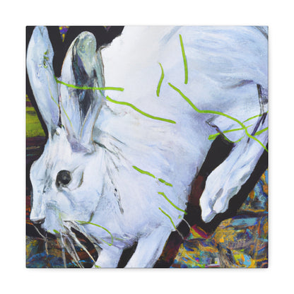 "Arctic Hare in Snow" - Canvas