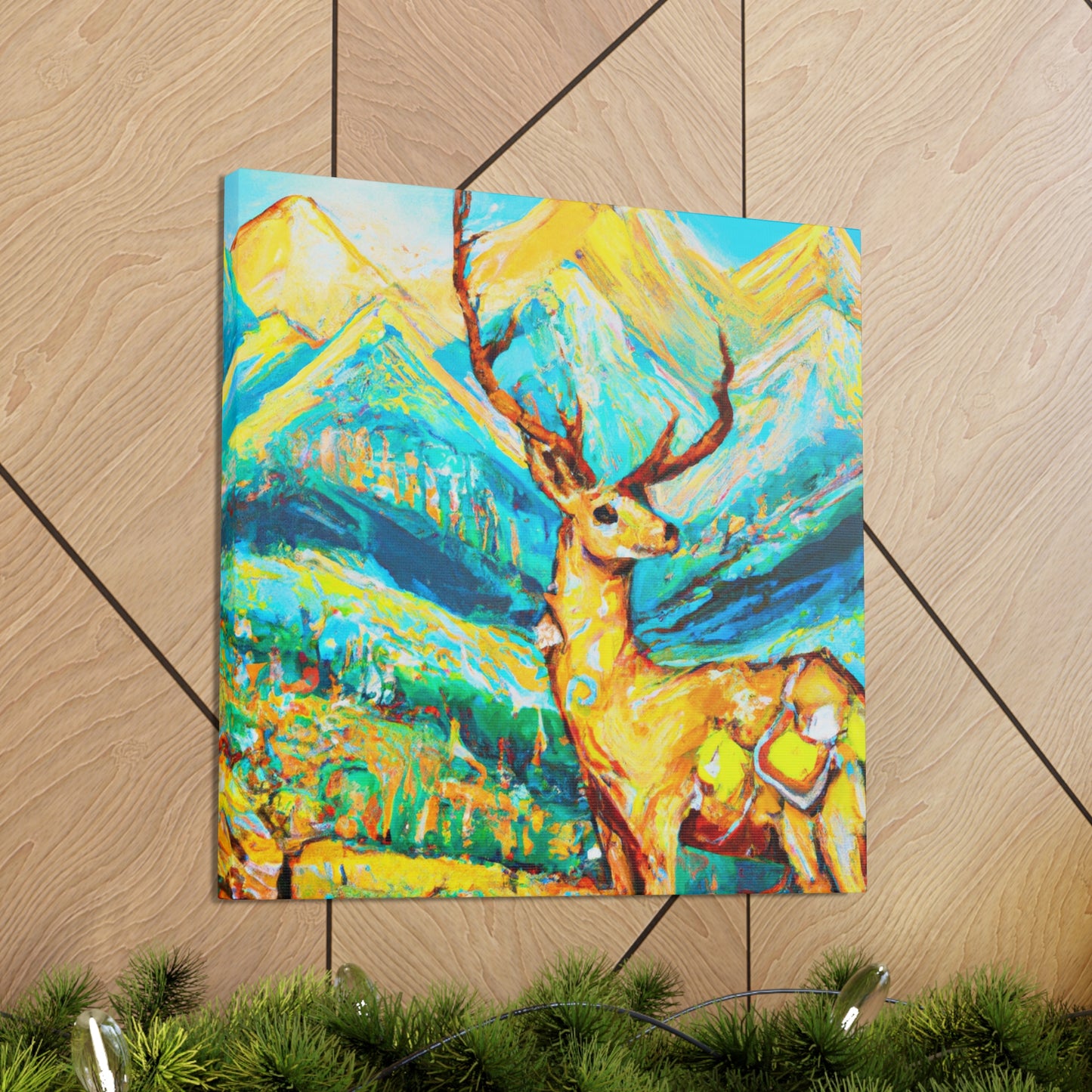 "Deer in the Meadow" - Canvas