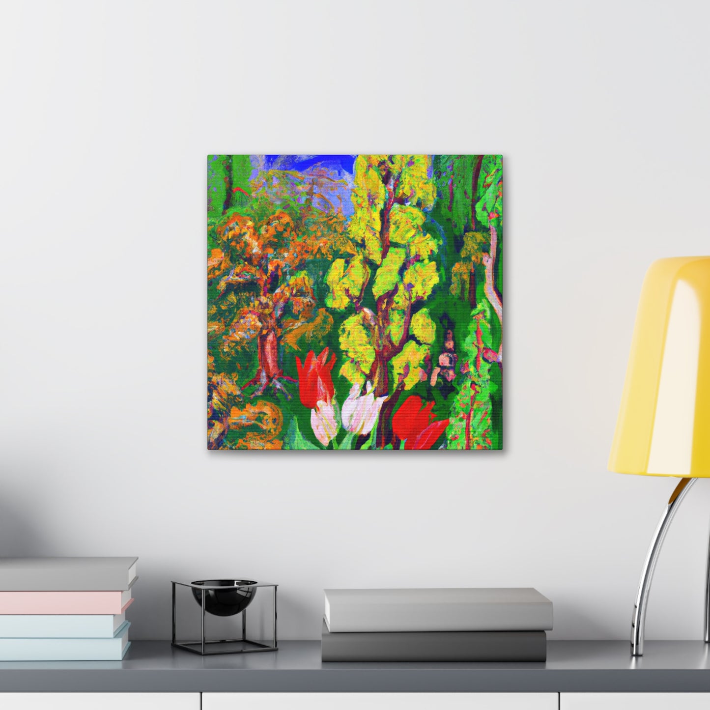 "Tulip Bouquet Abloom" - Canvas