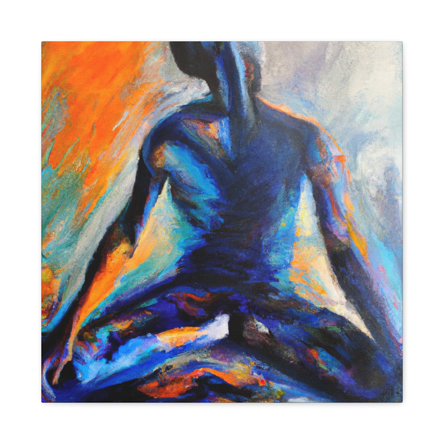 Yoga in Contemplation. - Canvas