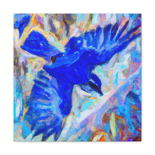 "Bluebird of Impressionism" - Canvas