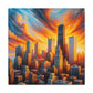 Midwest Metropolis Mural - Canvas