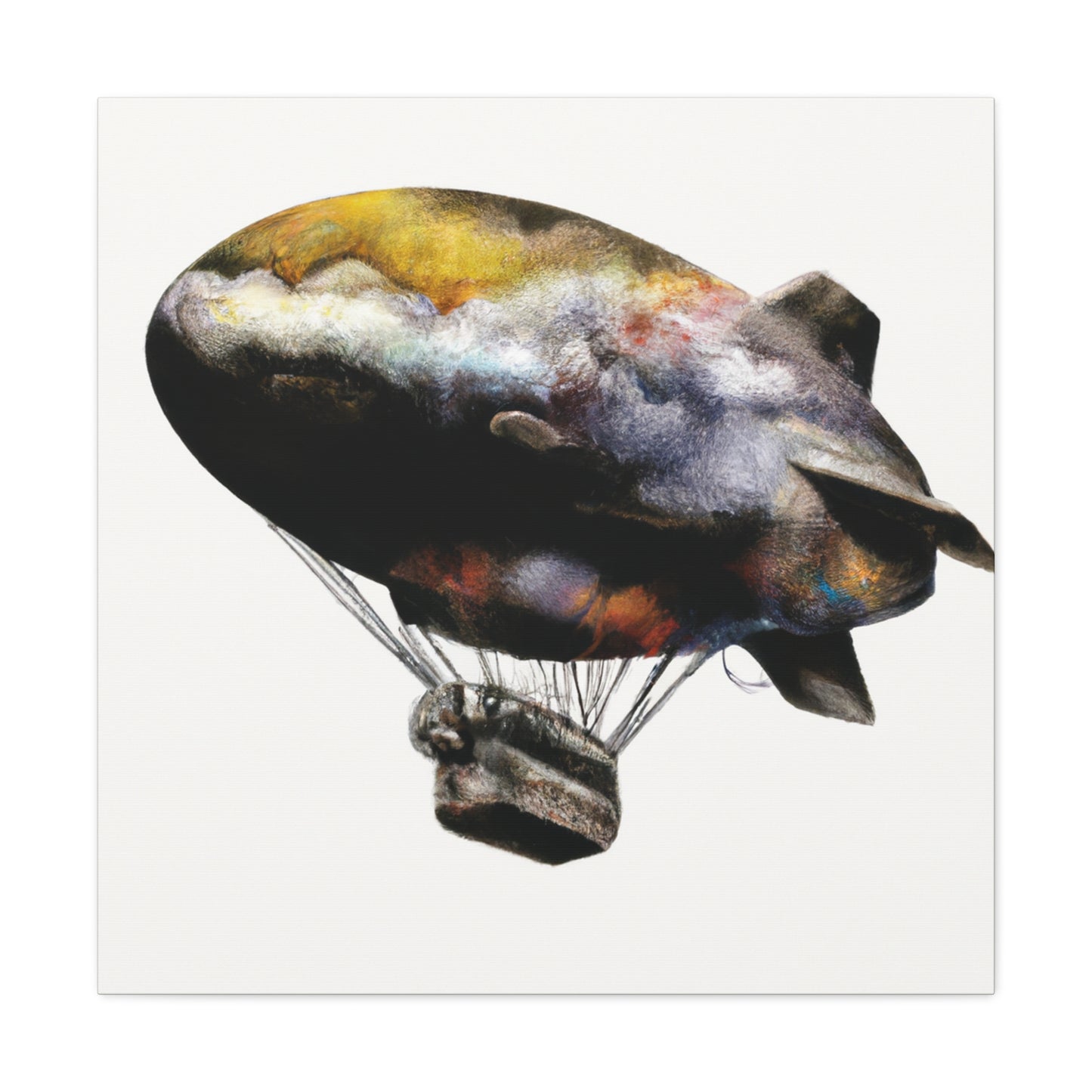 "Blimp In The Sky" - Canvas