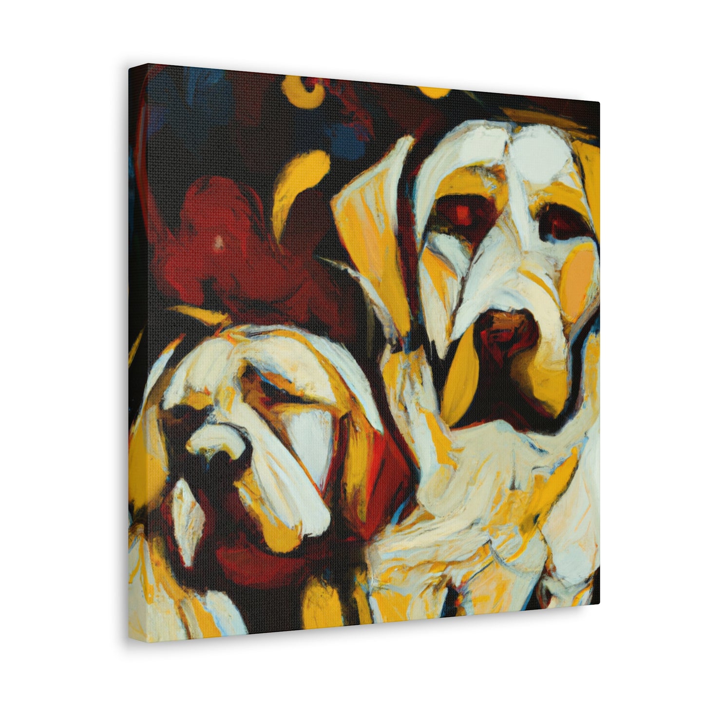 "Labrador Lost in Dreams" - Canvas