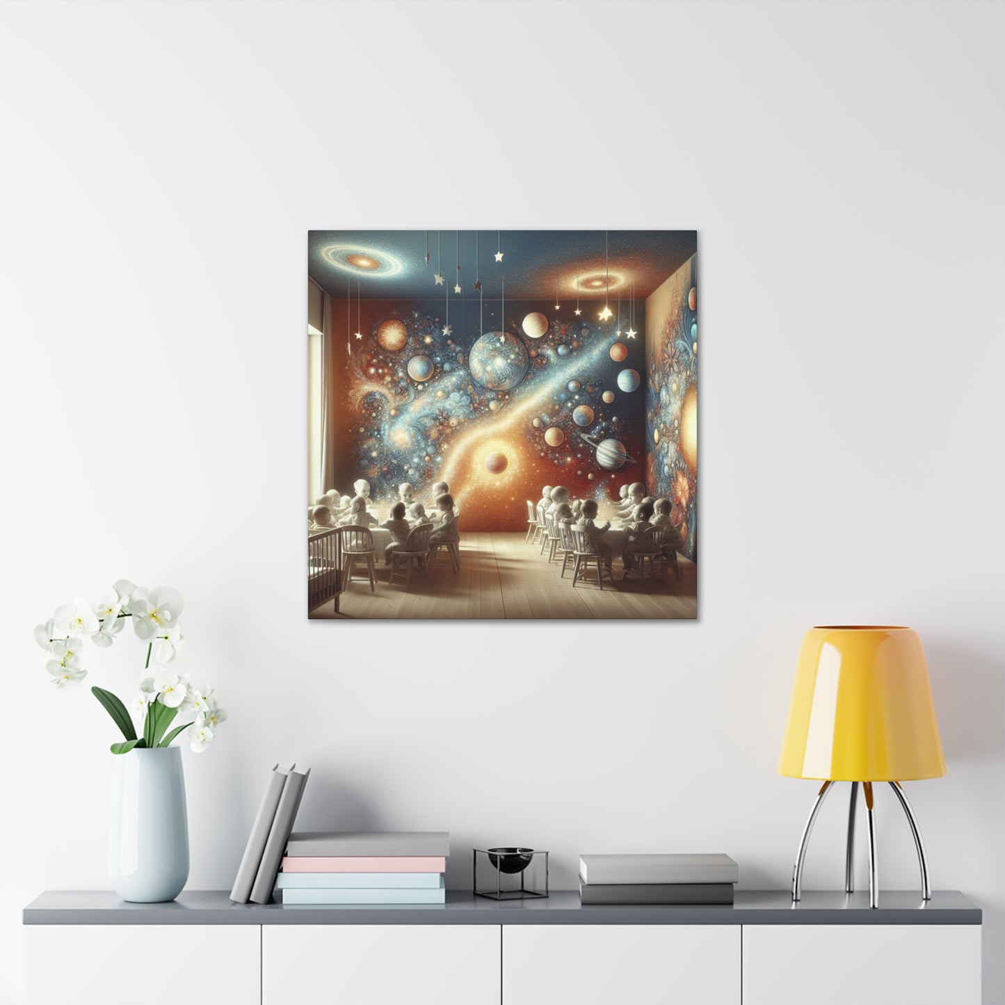 Cosmic Dreamscape Journey - Canvas