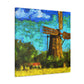 Windmill in Motion - Canvas