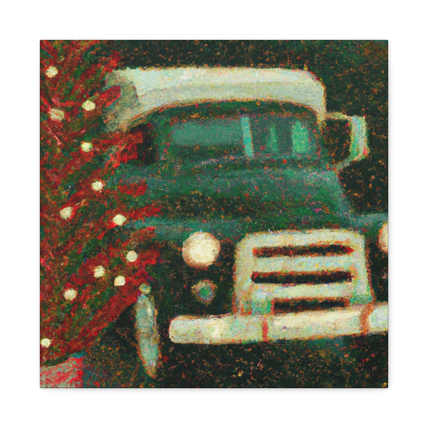 Vintage Christmas Tree Deliveries - Canvas