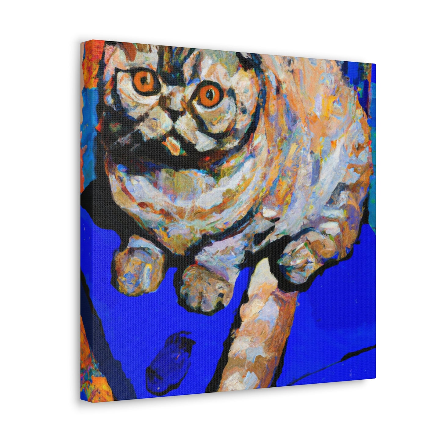 Folded Feline Sublime - Canvas