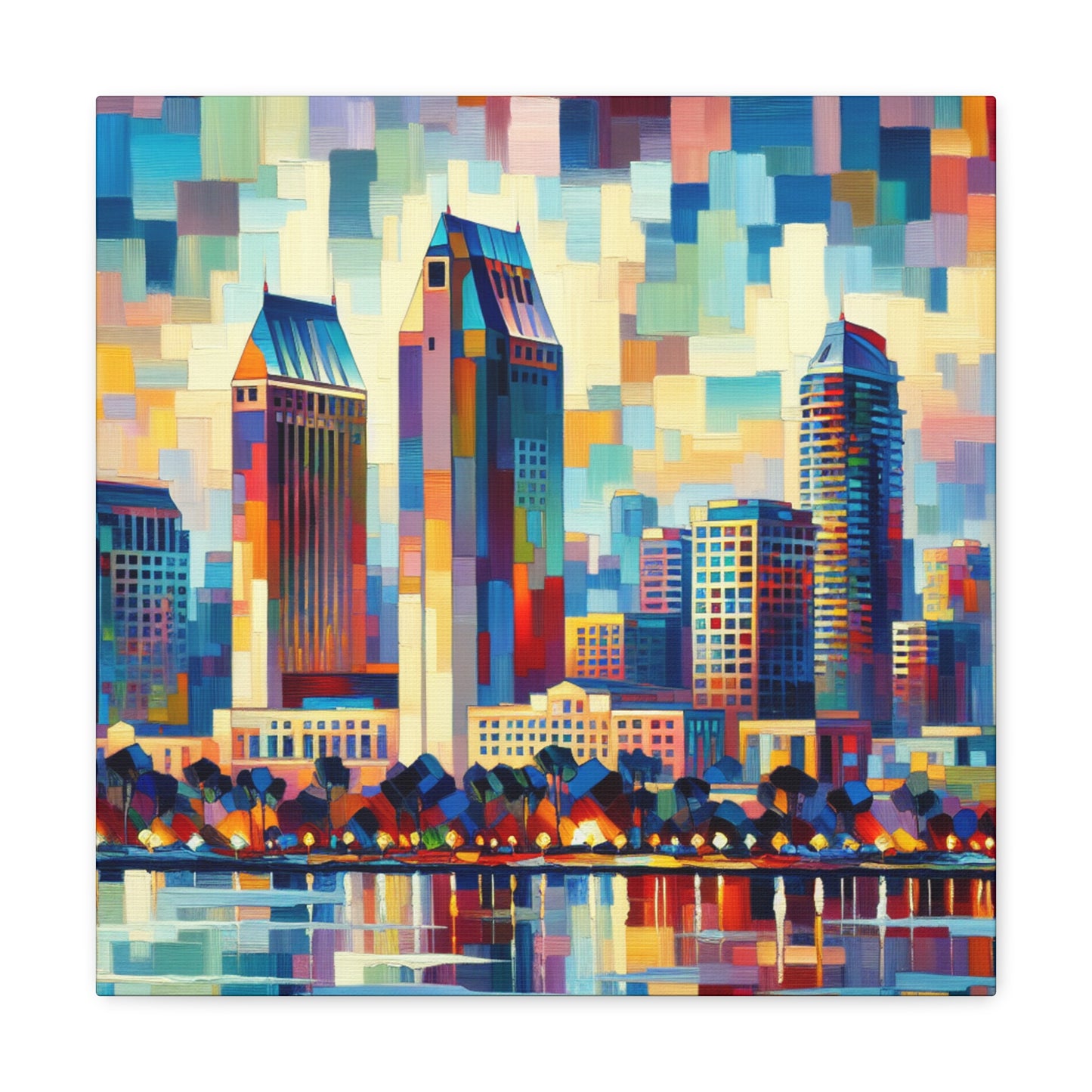 "Vibrant San Diego Spirit" - Canvas