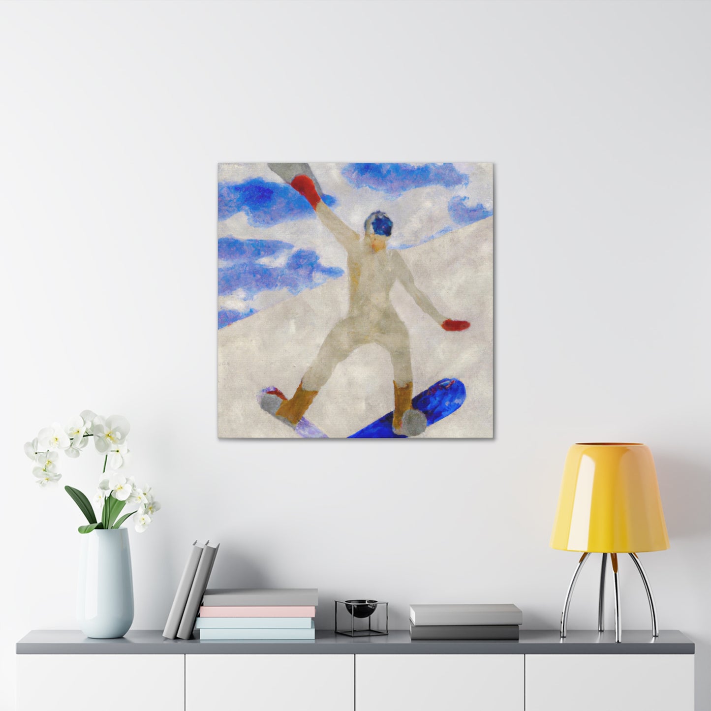 Snowboards in Surrealism - Canvas