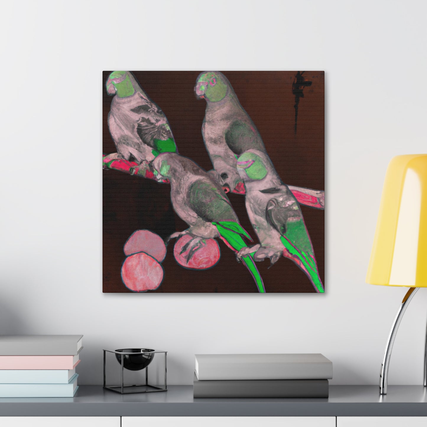 Pionus in Flight Dream - Canvas