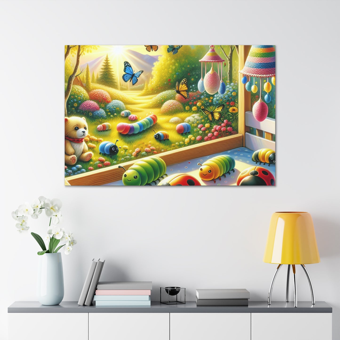 Whimsical Garden Retreat - Canvas