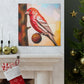 House Finch Surrealism - Canvas