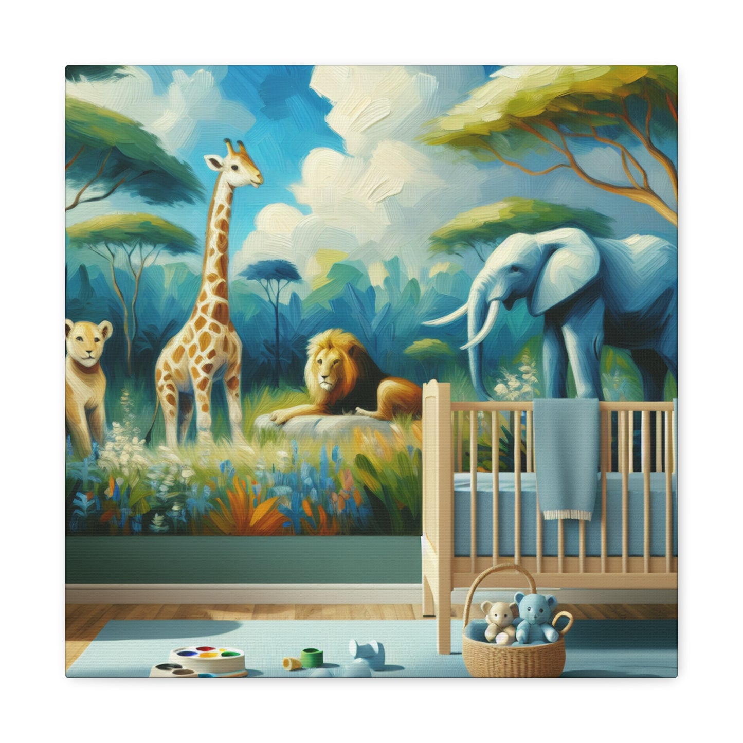 Wild Serengeti Symphony - Canvas