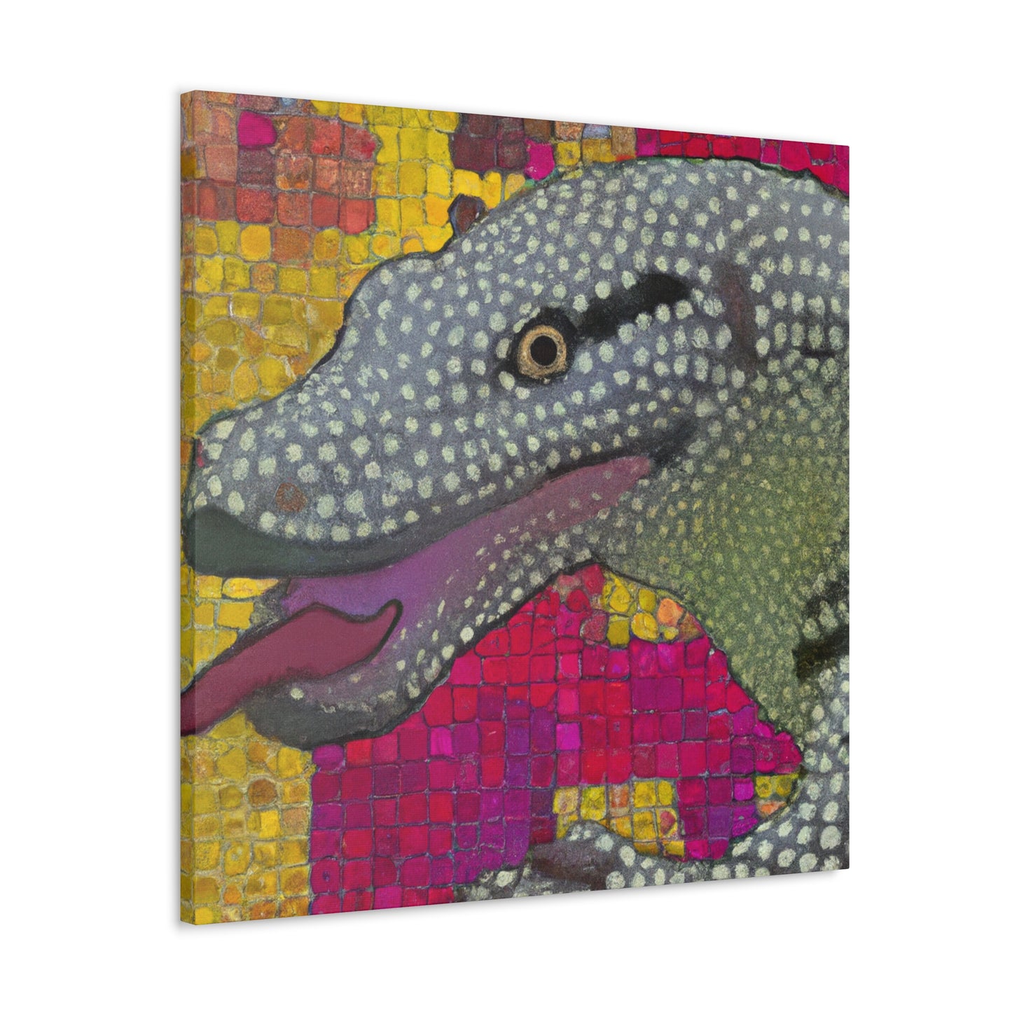 Komodo Dragon Awakening - Canvas