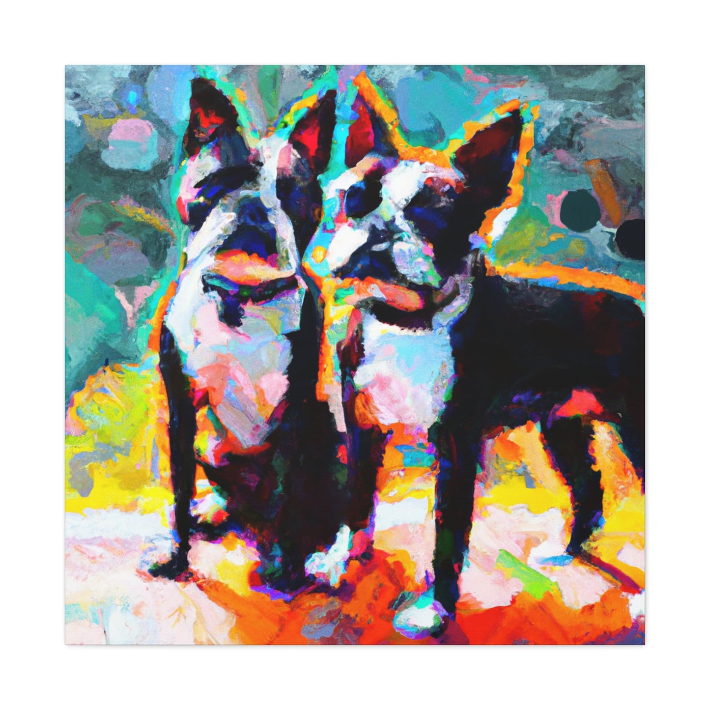 Boston Terrier Impression - Canvas