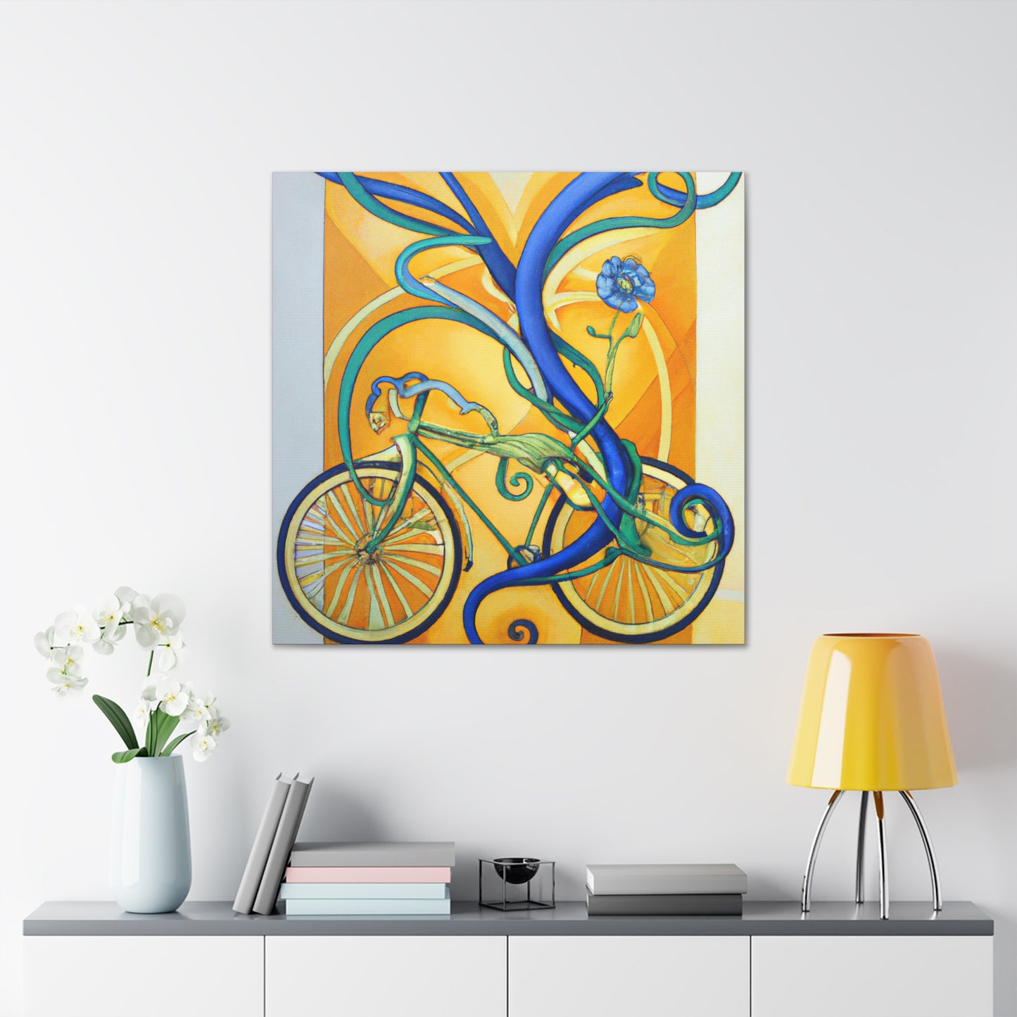 Cycling Celestial Dreams - Canvas