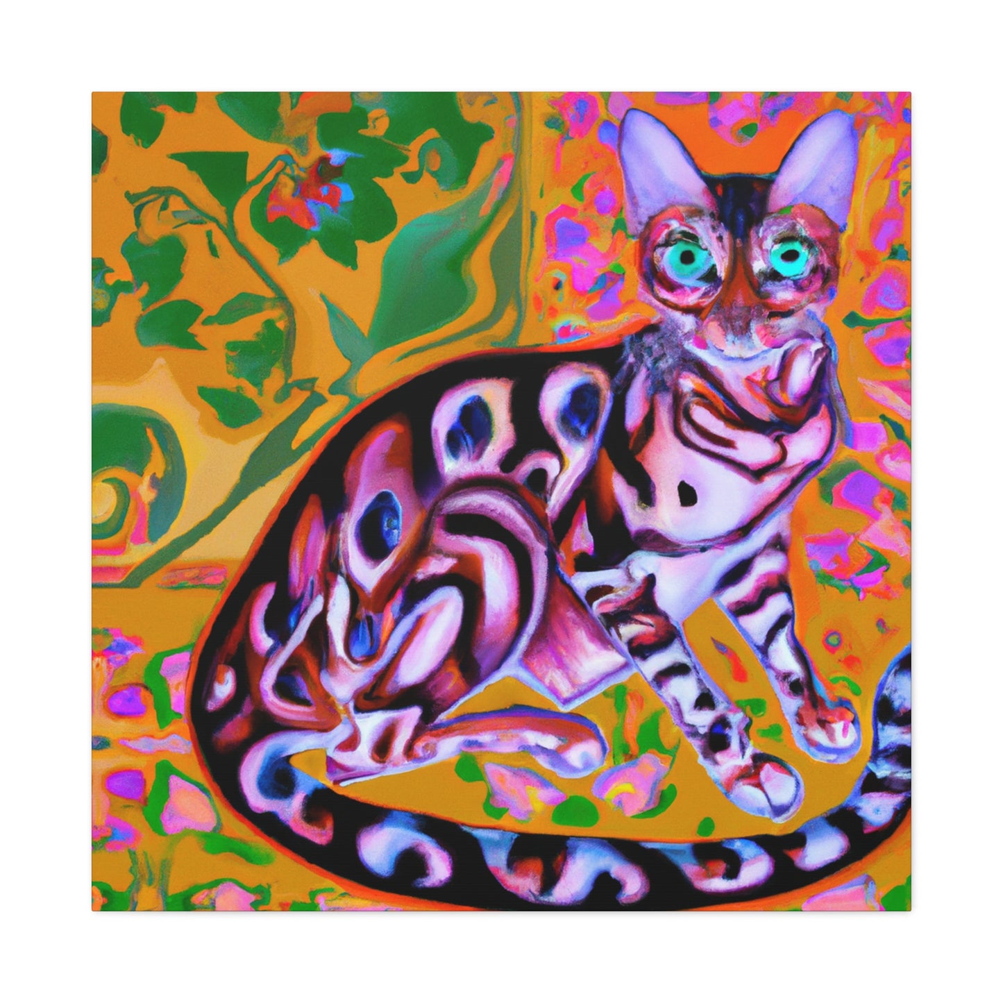 "Bengal of the Nouveau" - Canvas