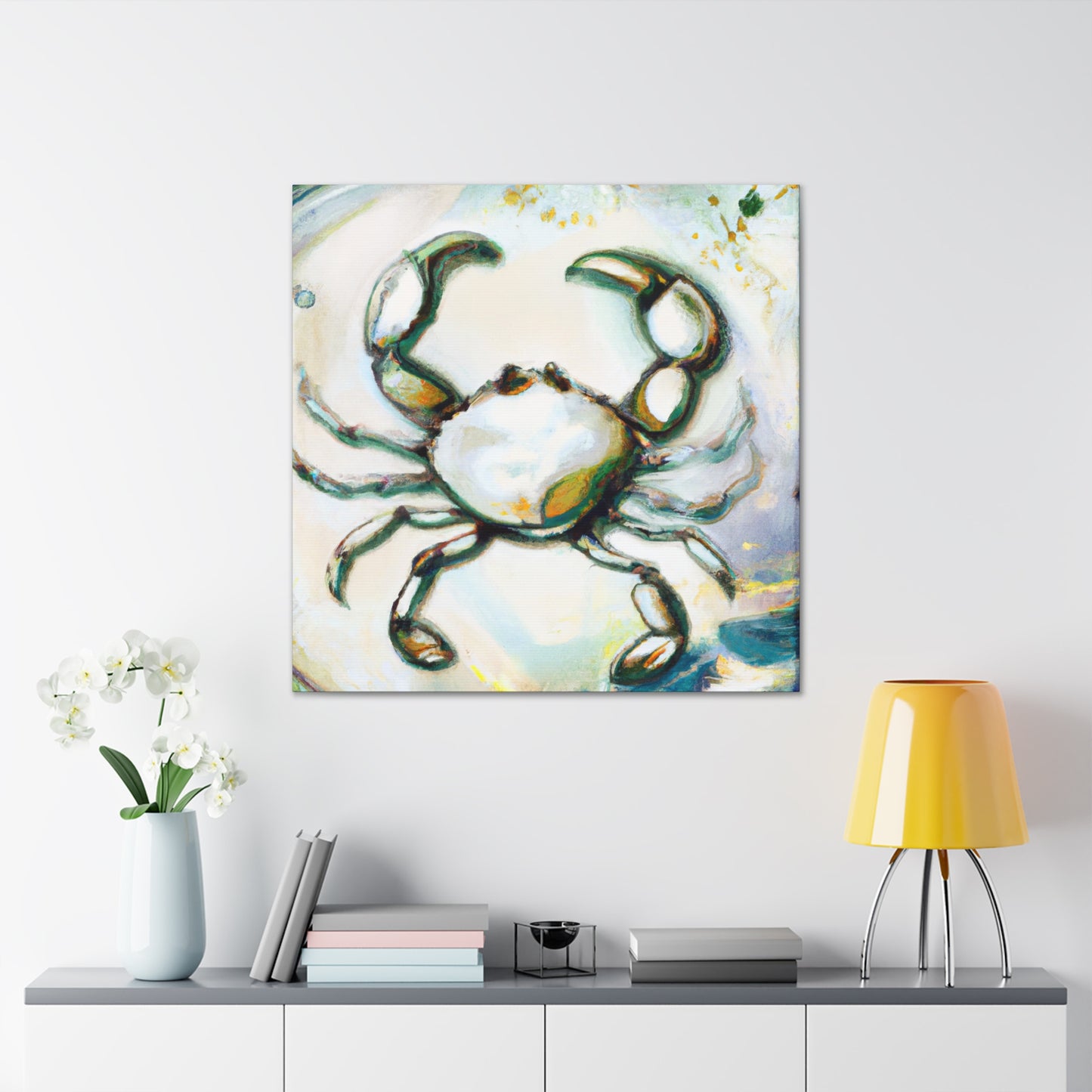 "Crab in the Moonlight" - Canvas