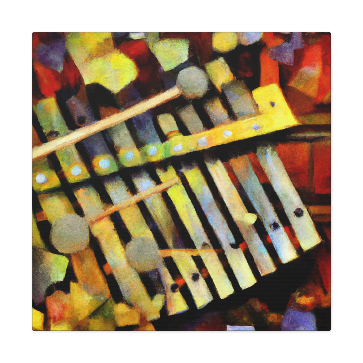 Xylophone in Impressionism - Canvas