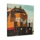 Ride the Railroad Tracks - Canvas