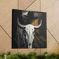 "Cow Skull Lone Survivor" - Canvas