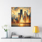 "Enchanted Urban Elegance" - Canvas