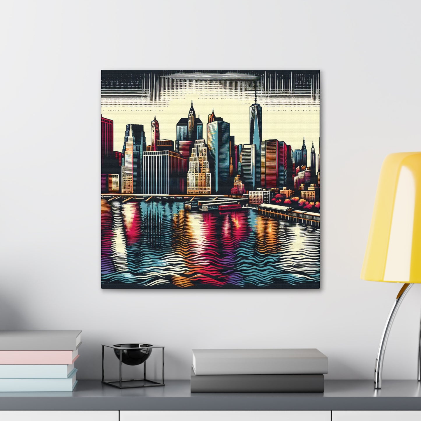 "Concrete City Symphony" - Canvas