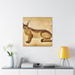 "Caracal in Art Deco" - Canvas