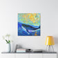 Whale in Impressionism - Canvas