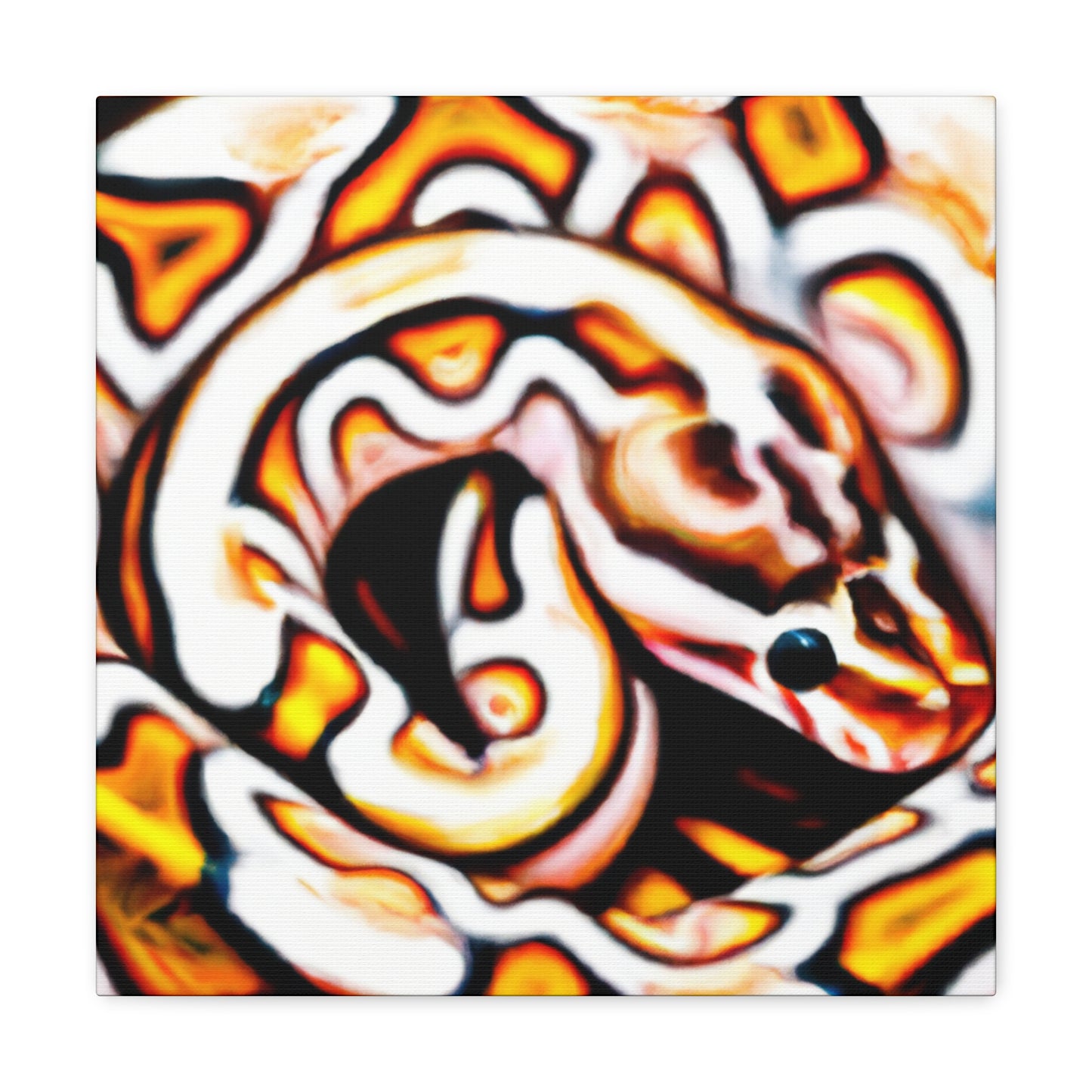 "Majesty of Ball Python" - Canvas