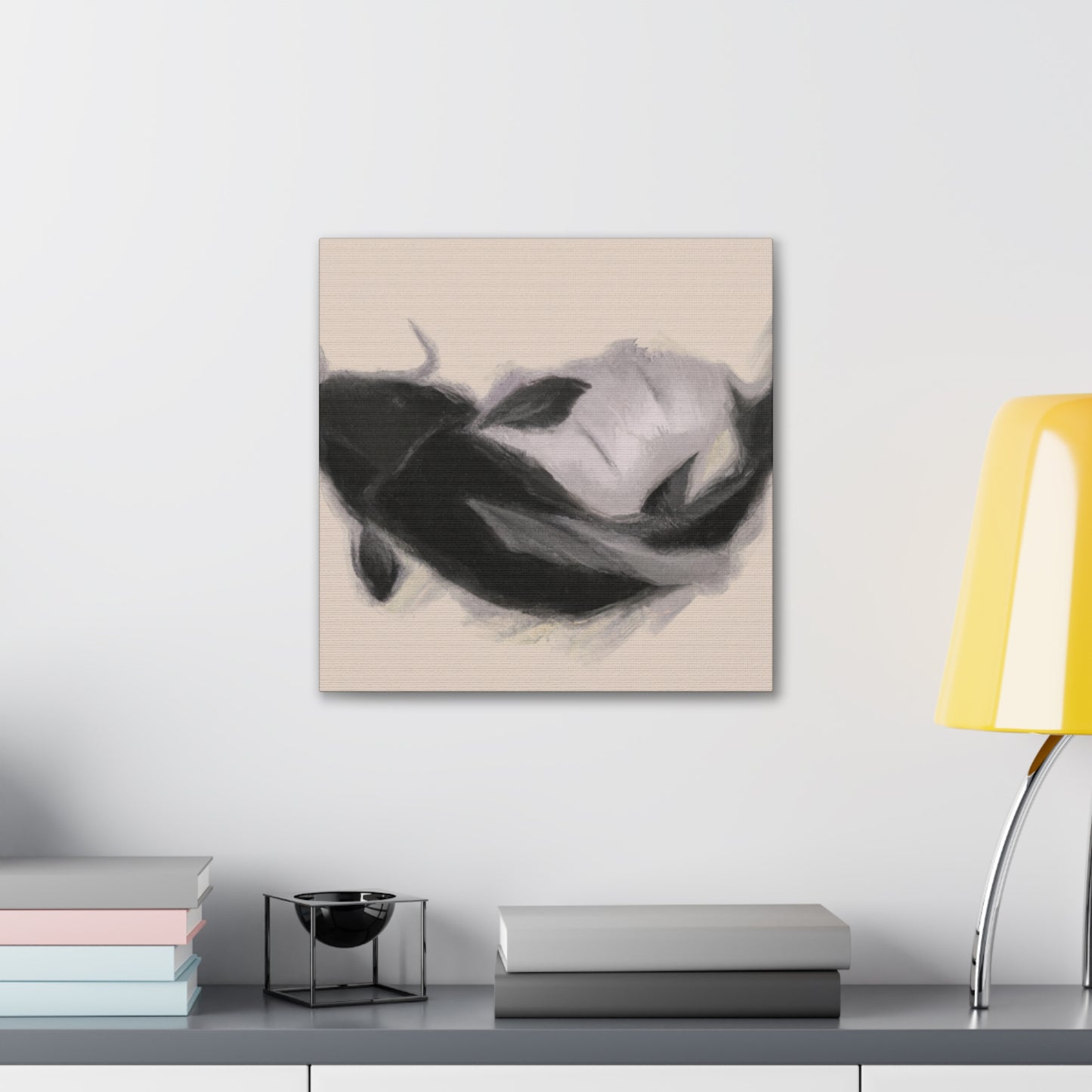 "Catfish Contemplation Painting" - Canvas