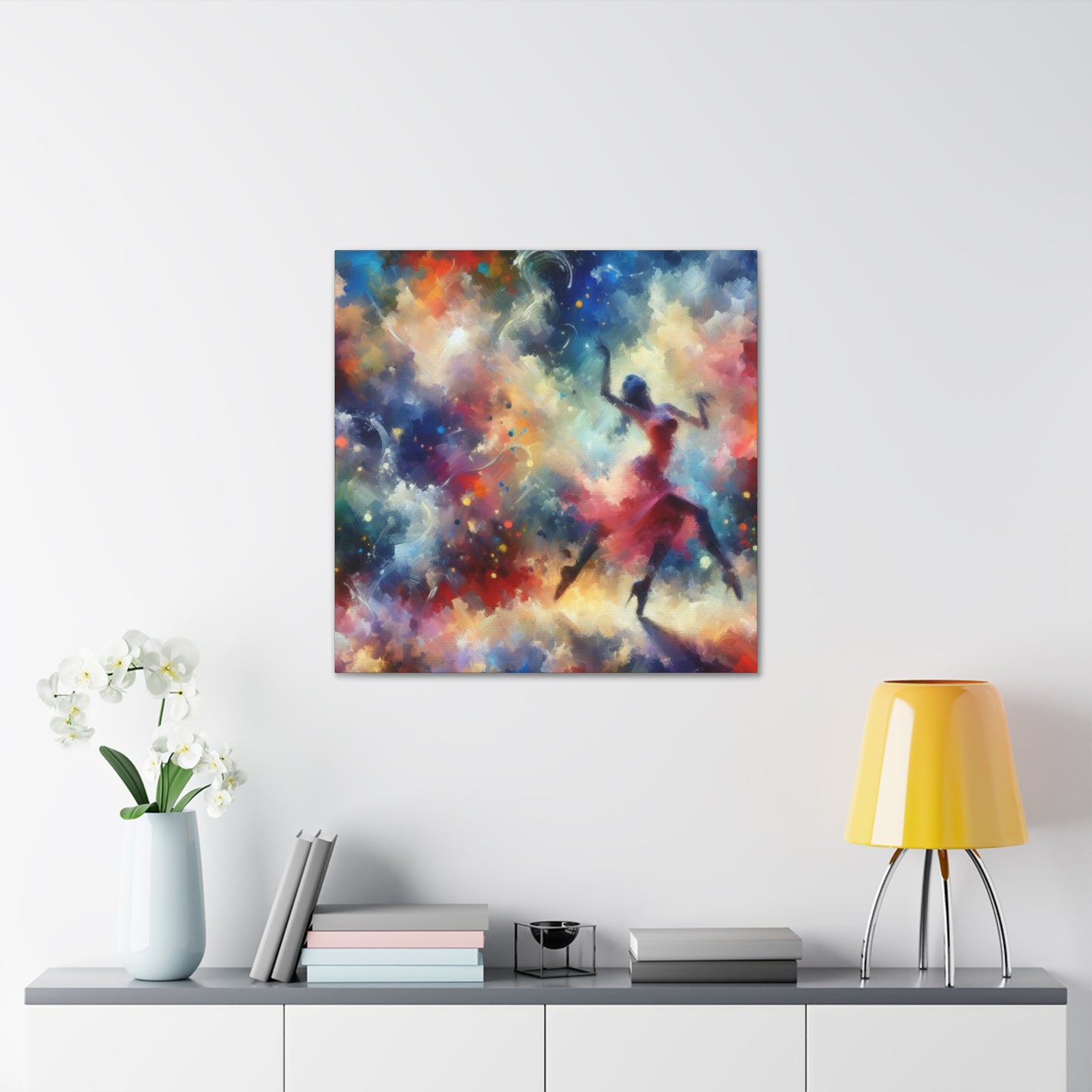 Rhythmic Twirls of Grace - Canvas